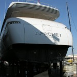 Cantieri navali Baglietto Yacht Apache 1 realizzazione con adesivo prespaziato 3M