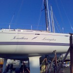  Yacht a vela  - Jonathan Livingston realizzazione con adesivo prespaziato 3M